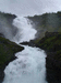 Норвегия. Один из самых ярких водопадов на железной дороге Фломсбана