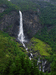 Норвегия. Йосемитский водопад на железной дороге Фломсбана